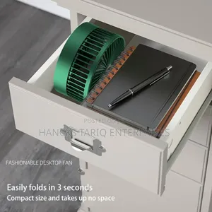 Portable Rechargeable Folding Desk Fan – Compact Cooling Solution