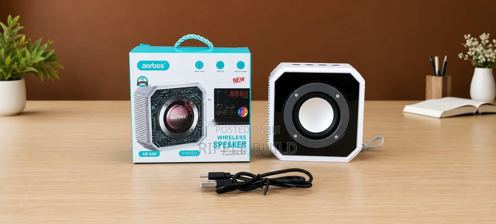 Mini Bluetooth Speaker Aerbes Ab-
