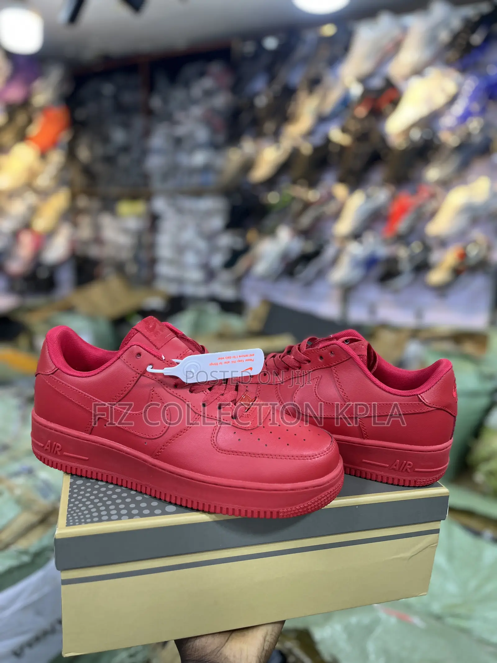 Nike Air Force 1 Triple Red – Premium Sneake