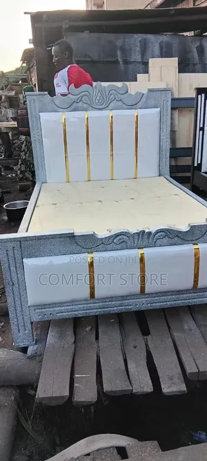 Simple 5by6 Wooden Bed