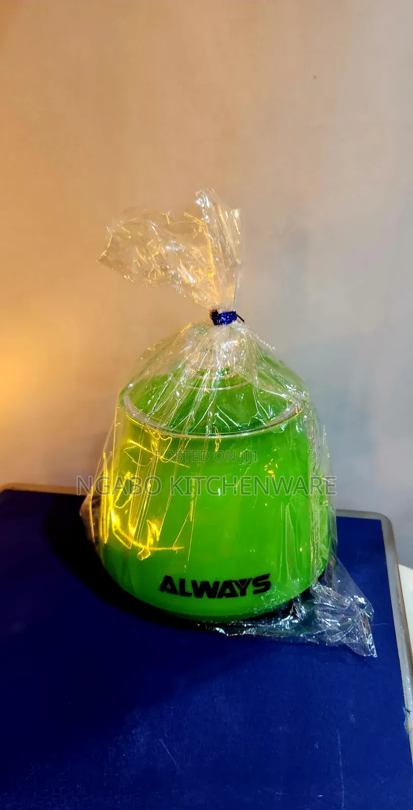 Always Brand Plastic Sugar Bowls.