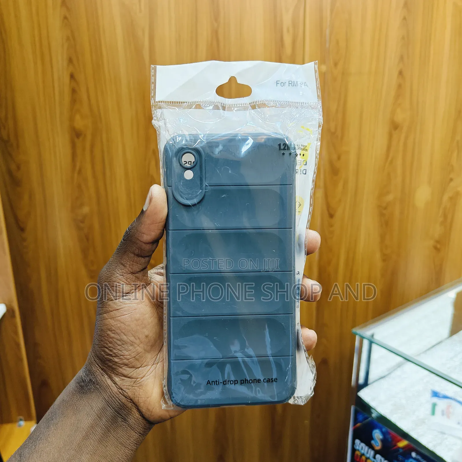 3d Grid Down-Jacket Silicone Cover for Xiaomi Redmi 9a (Shockproof)