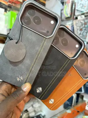 Premium Leather Stitched Case for iPhone 17 Pro