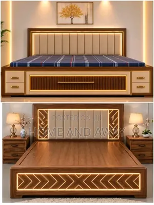 Smart Wooden Beds in Any Customization From With Delivery