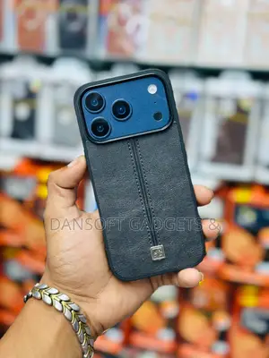 Premium Leather Stitched Case for iPhone 17 Pro