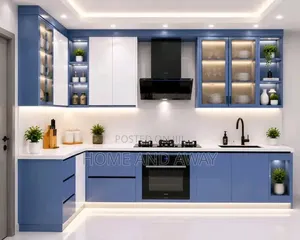 L Class Kitchen Cabinets Any Colour From 7,000,000/- Book With Us Now