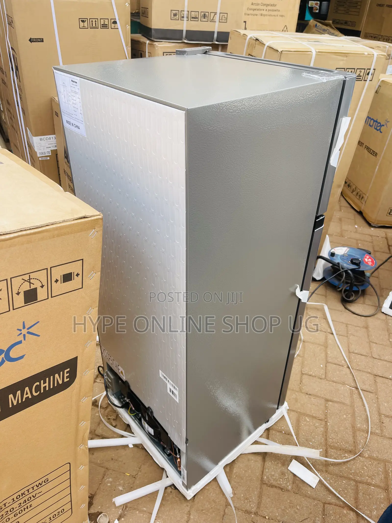 Cool Temperature Control,Brandnew 160l Hisense Double Door Fridge