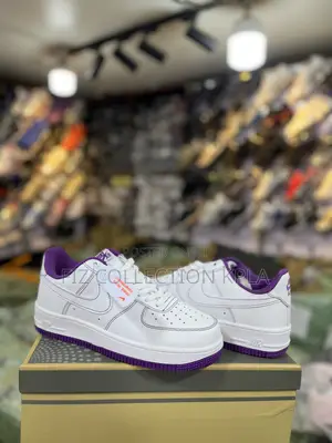 Nike Af1 White Viotech Contrast Stitch
