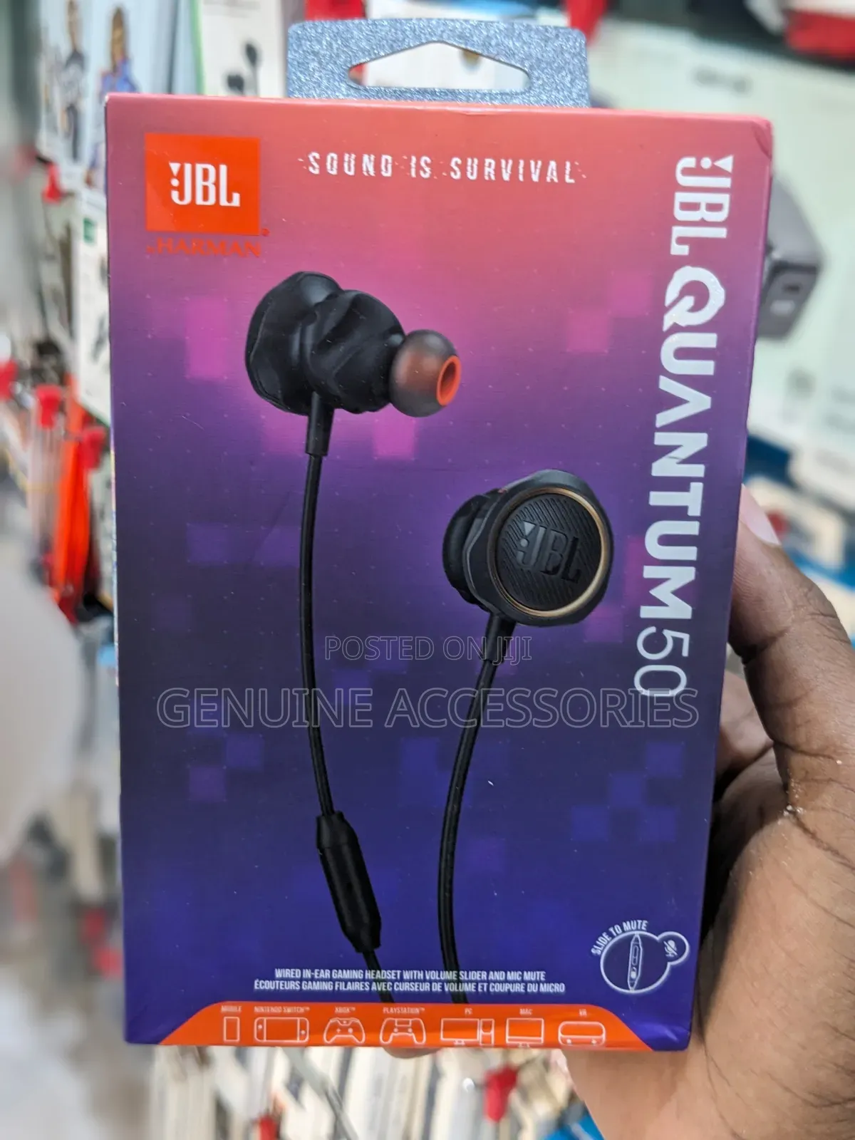 JBL Quantum 50 Wired in-Ear Gaming Headset