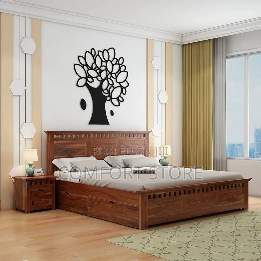 6by6 Mahogany Bed