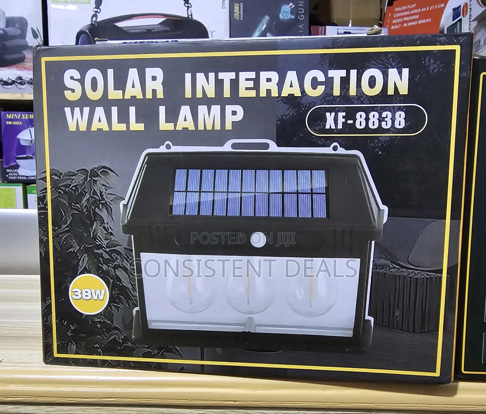 Solar Wall Lights Outdoor, Wireless Motion Sensor