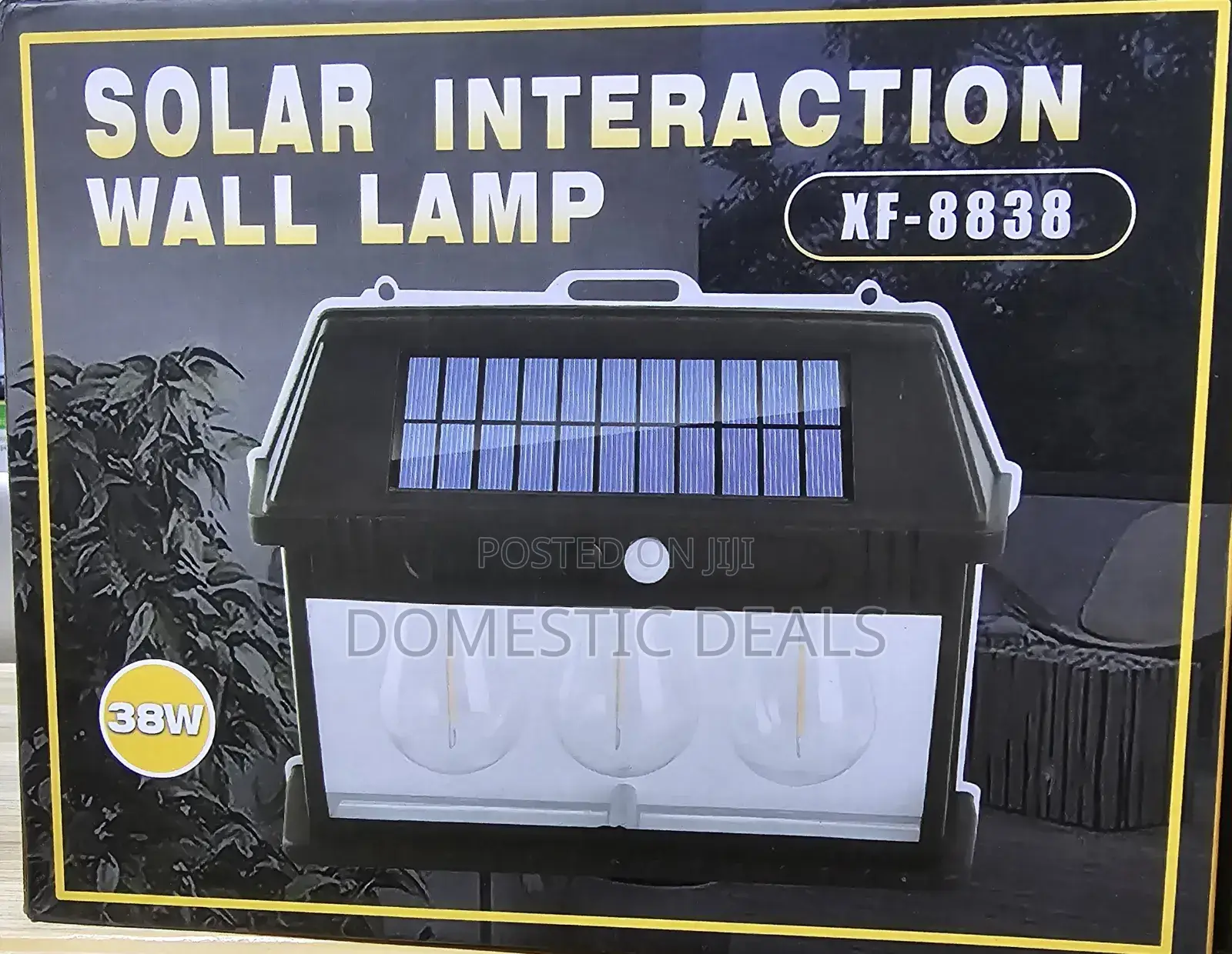 Solar Wall Lights Outdoor, Wireless Motion Sensor