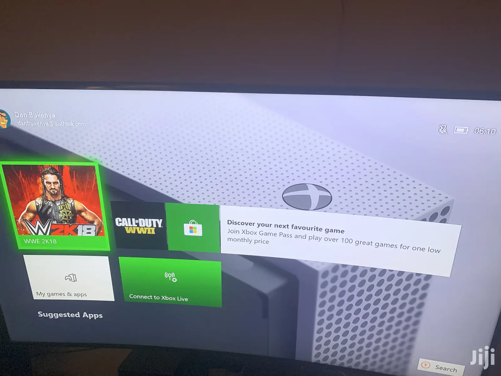 Xbox One S 4K Uk Used With One Controller And One Game