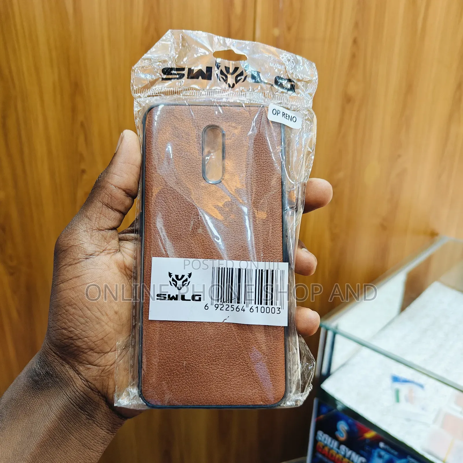 Luxury Leather Back Cover for Oppo Reno