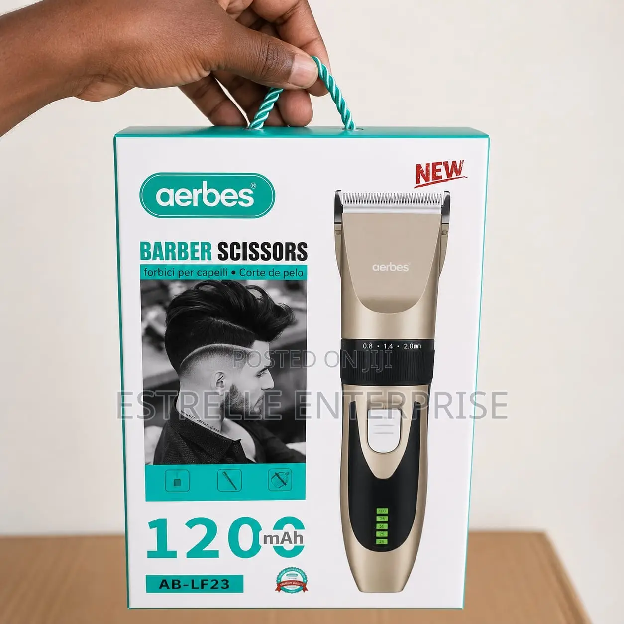 Rechargeable Barber Hair Clipper