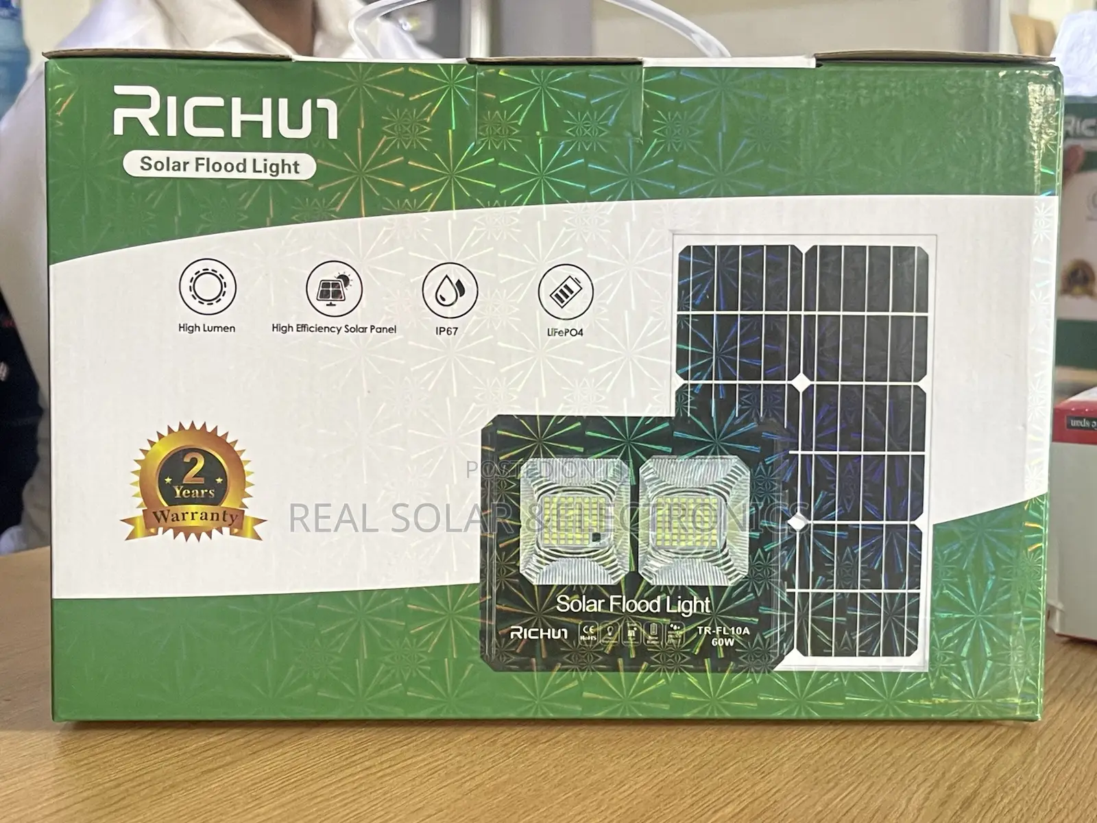 100w Solar Flood Light