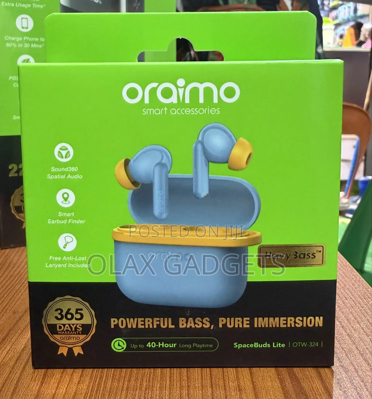 Oraimo SpaceBuds Lite OTW-324 Bluetooth Wireless Earbuds With Bass