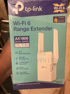 TP-Link AX1800 WiFi 6 Extender(RE605X)-Internet Booste