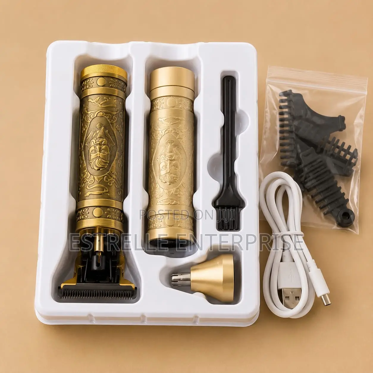 Rechargeable Grooming Kit With Clippers