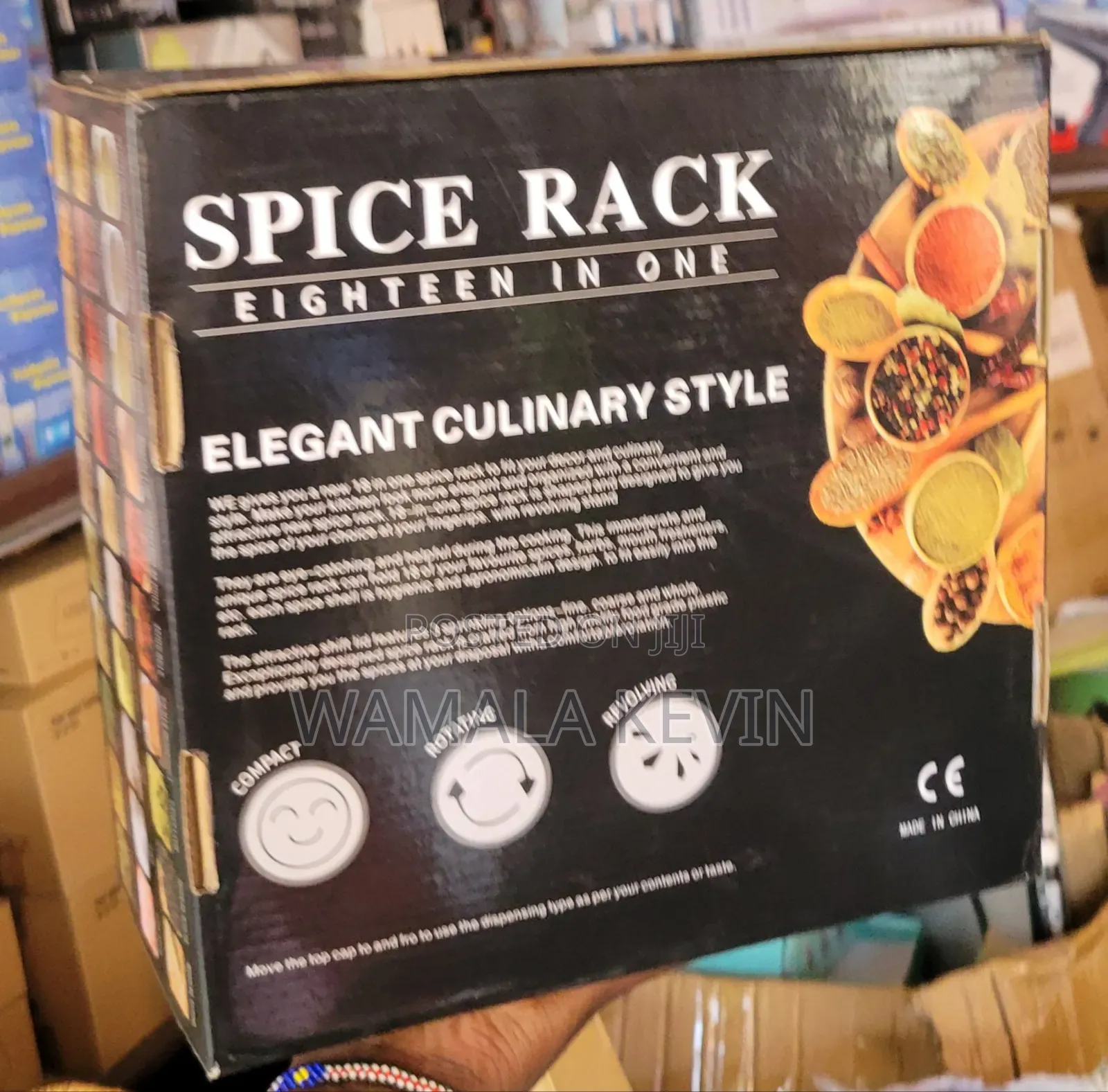 Rotating Spice Rack