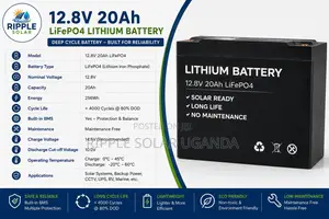 12.8V 20Ah LiFePO4 Lithium Battery Solar Deep Cycle Battery