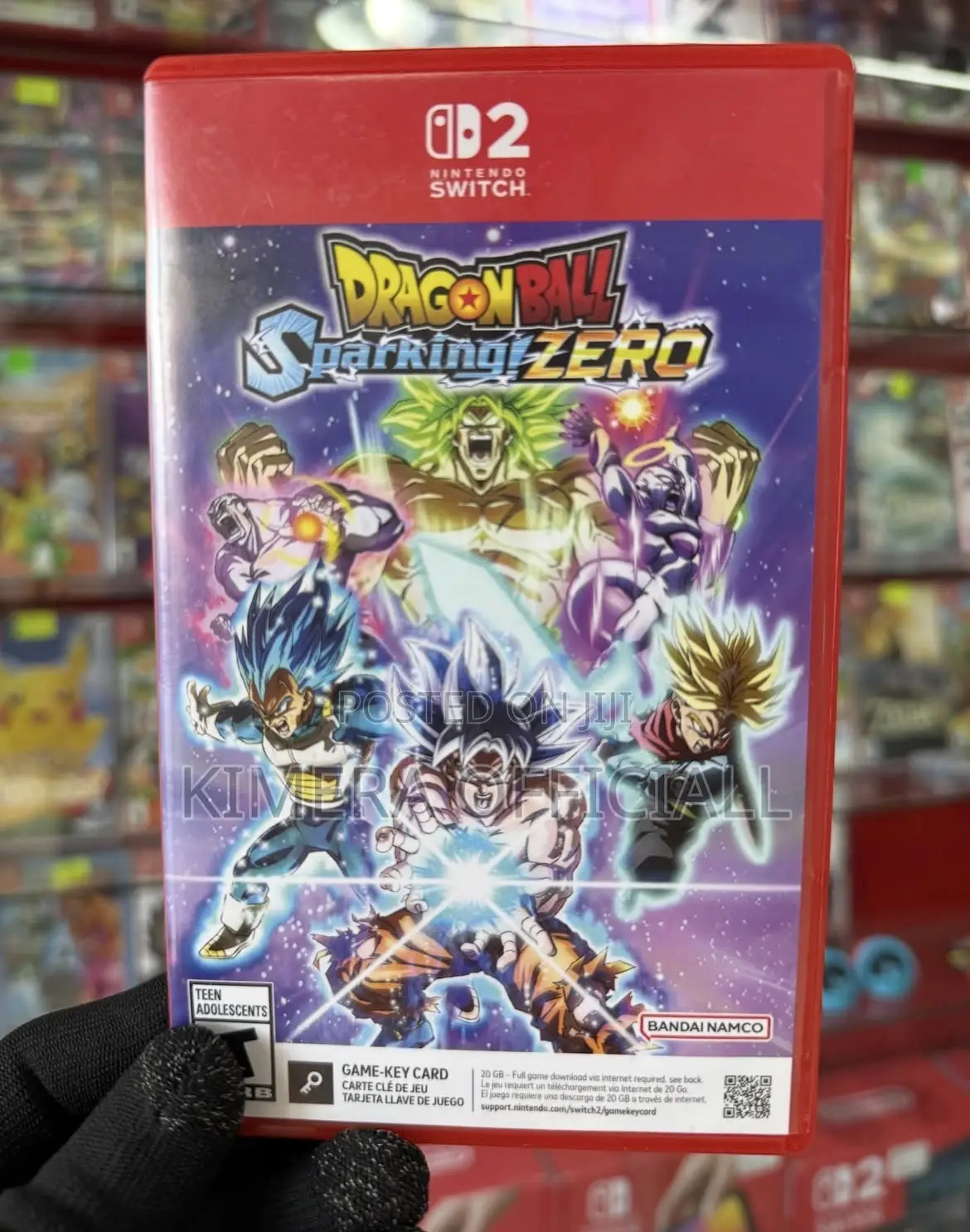 Dragon Ball Sparking! Zero Nintendo Switch 2 Game Cd