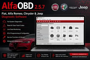 AlfaOBD 2.5.7 |Fiat, Alfa Romeo, Chrysler and Jeep Diagnostic Software