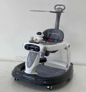 Cherry Musical Baby Walker Black