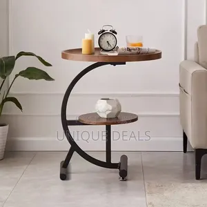 C-Shaped End Table