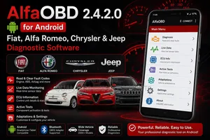 AlfaOBD 2.4.2 |Fiat, Alfa Romeo, Chrysler and Jeep Diagnostic Software