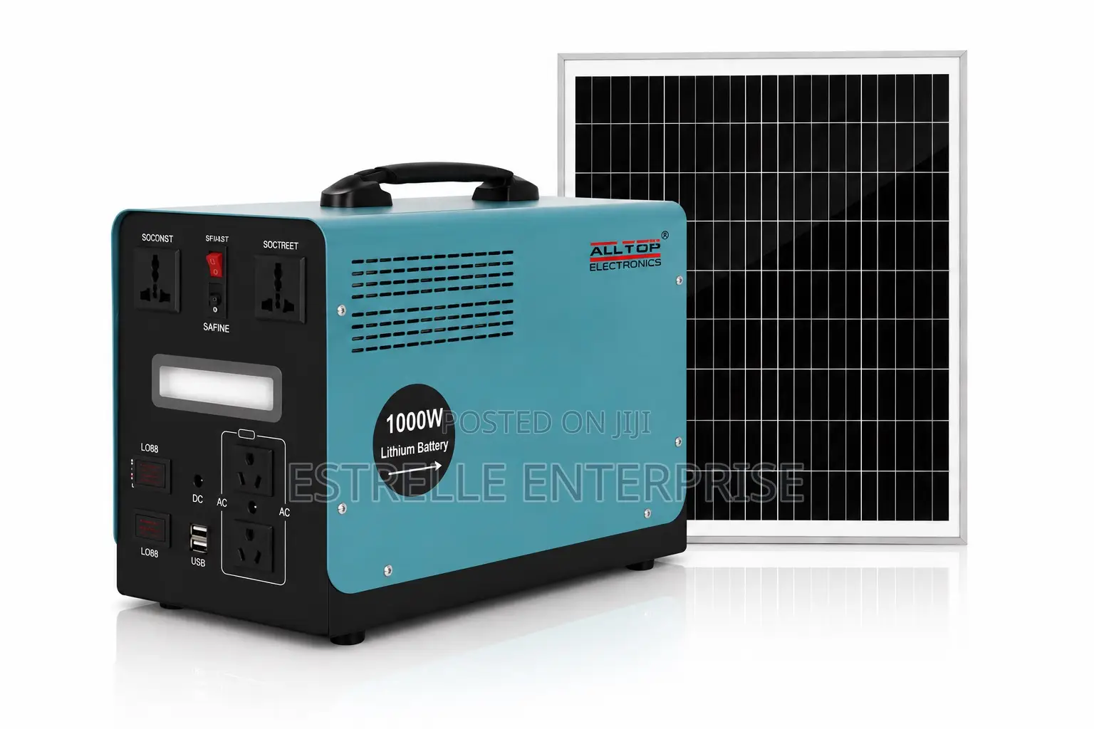 1000w Portable Solar Power Energy Bean With 180w Panel