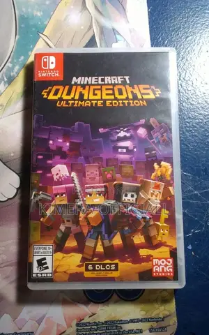 MineCraft Dungeons Ultimate Edition Nintendo Switch 2 Edition Game Cd