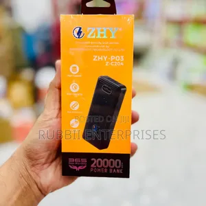 ZHY 20,000mah Power Bank With Cables