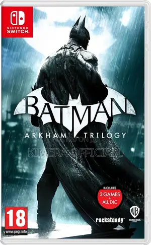 BATMAN Arkham Trilogy. Nintendo Switch 2 Edition Game Cd