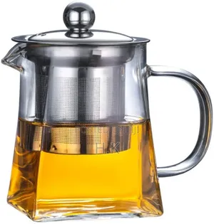 Glass Square Pot (550ml/19oz)