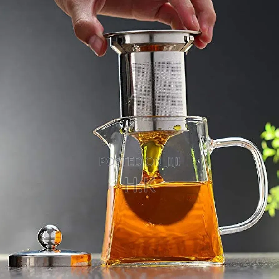 Glass Square Pot (550ml/19oz)