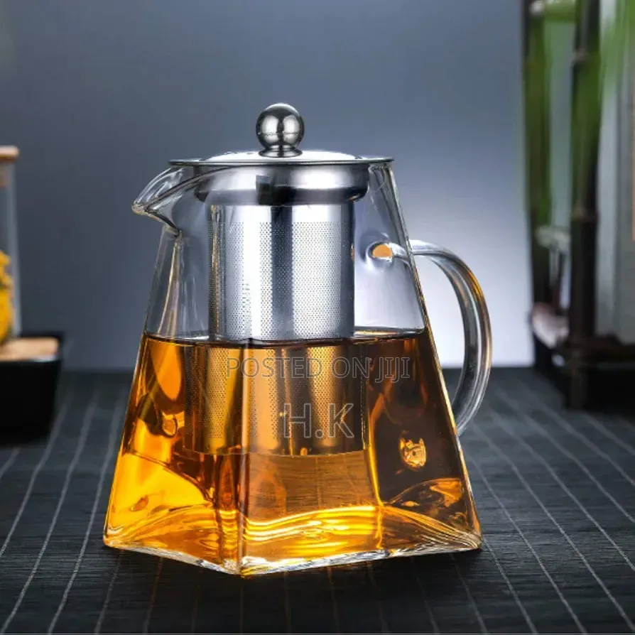 Glass Square Pot (550ml/19oz)