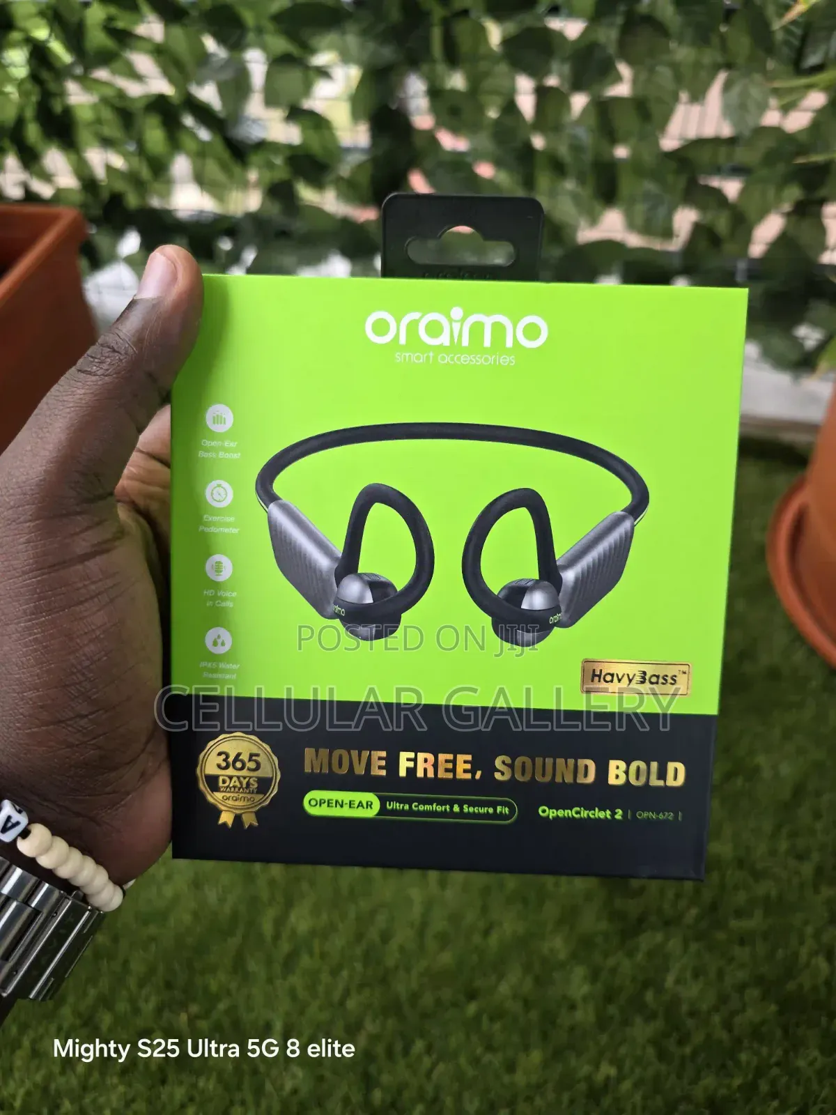 Oraimo OpenCirclet 2 Open Ear Bluetooth Headphones