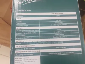 Giganet 650va Ups