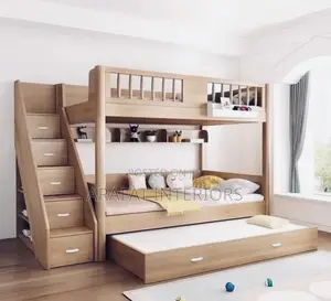 Beautiful Modern Bunk Bed Perfect for Kids' Rooms or Siblings