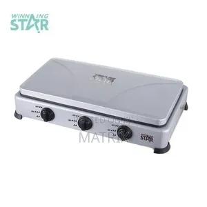 Winningstar 3 Burner Gas Stove Cooker Plate With Automatic Ignition