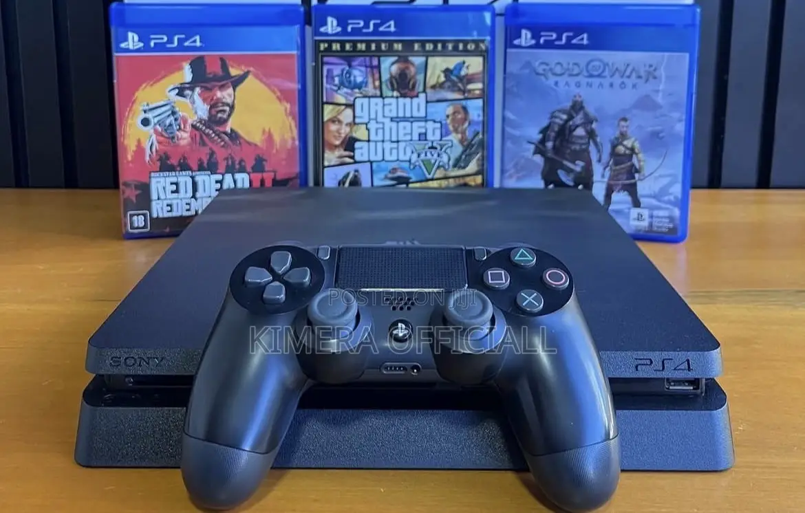 PS4 Slim With 12 Games, 2pads. Keep It Real, Keep It Slim.