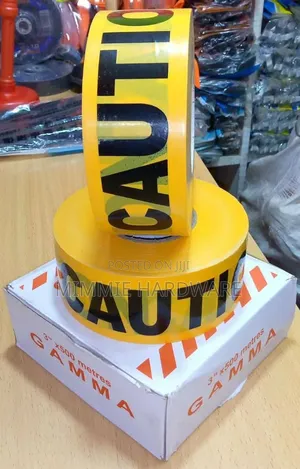 Caution Tape Yellow and Black(500M)
