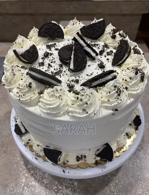 Oreo Cookies and Cream Cake.