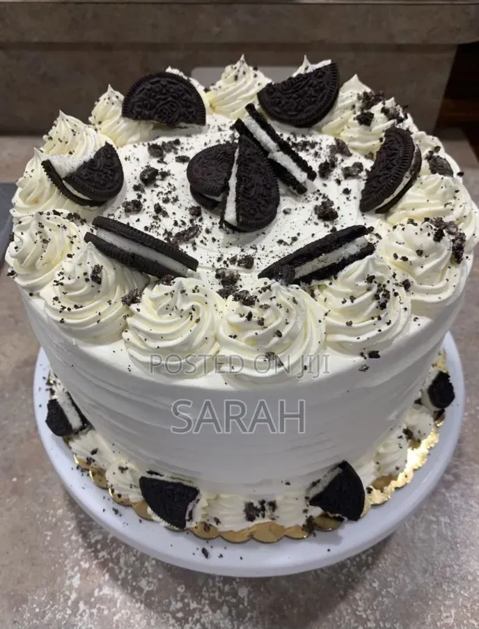 Oreo Cookies and Cream Cake.