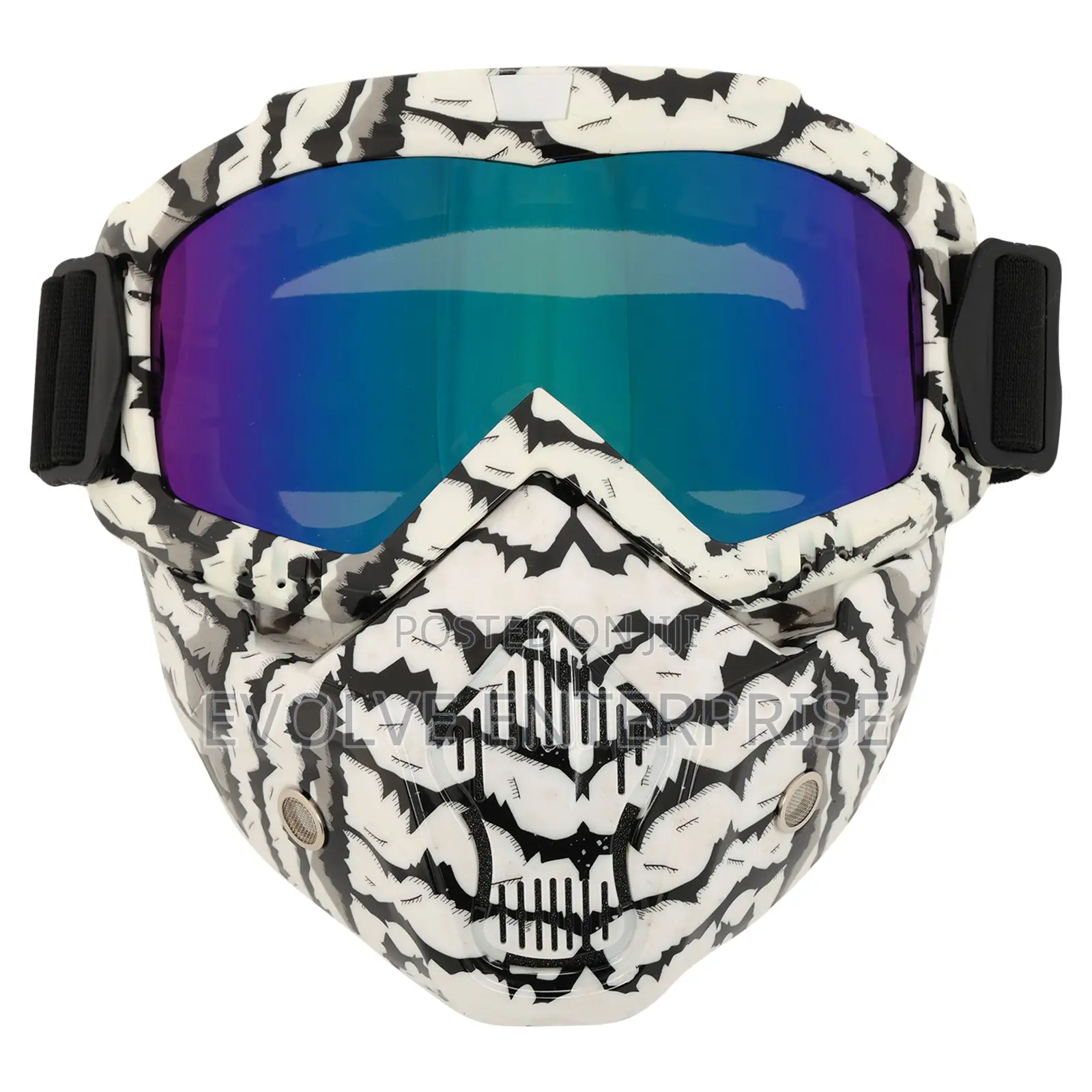 Protective Transformable Mask With Half-Face Glasses