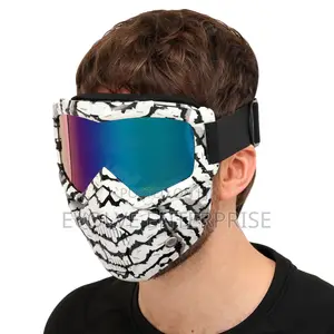 Protective Transformable Mask With Half-Face Glasses