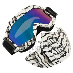 Protective Transformable Mask With Half-Face Glasses