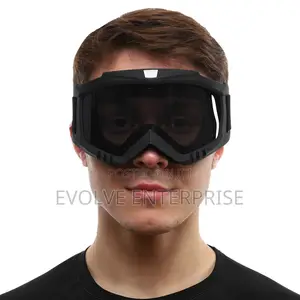 Black Half-Face Protective Mask-Transformer Goggles