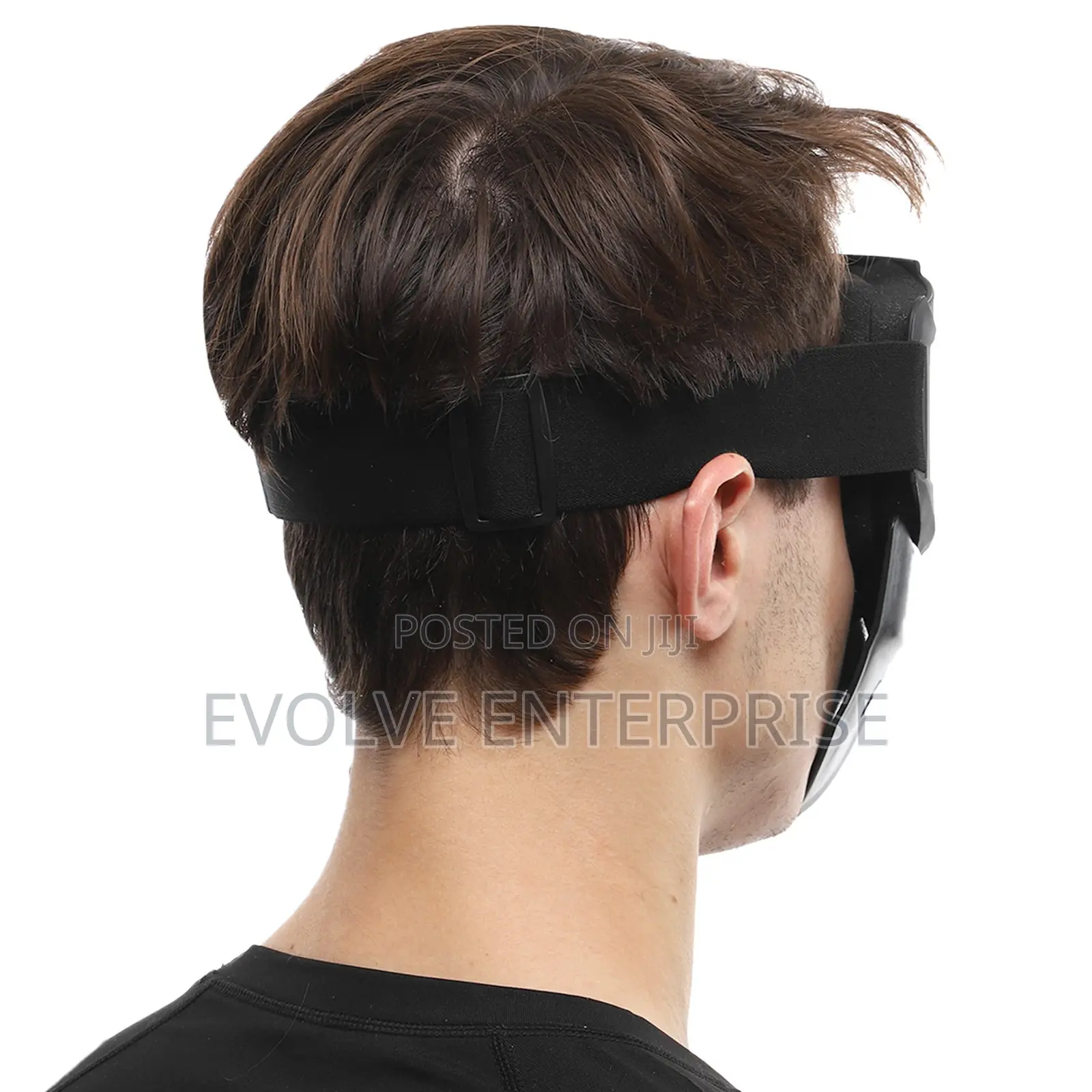 Black Half-Face Protective Mask-Transformer Goggles